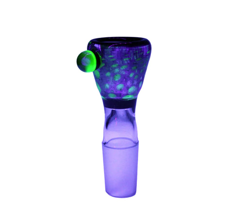 Smokerama Glaskopf Shining Cobra 18,8 mm handgearbeitet-Luminous