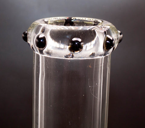 Glas Bong Beaker 45cm mit Eisfach 9mm-Mundstück