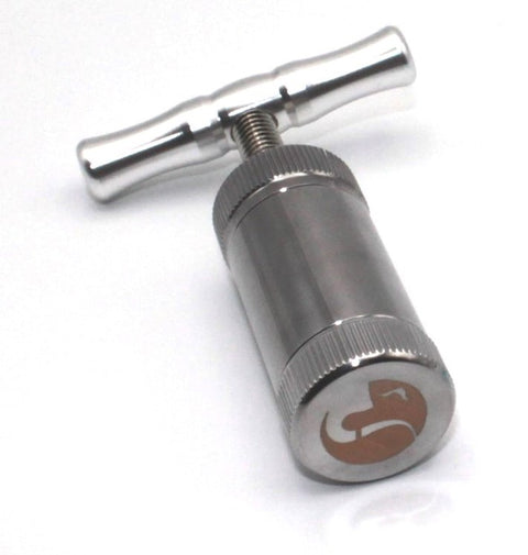 Smokerama Pollenpresse Edelstahl Klein mit Griff 8cm