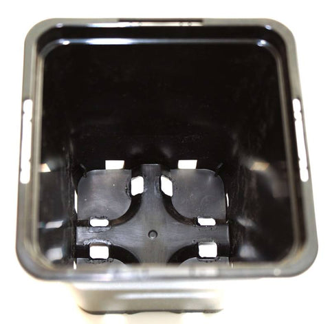 Pflanztopf 500ml Schwarz 9x9cm-Innen
