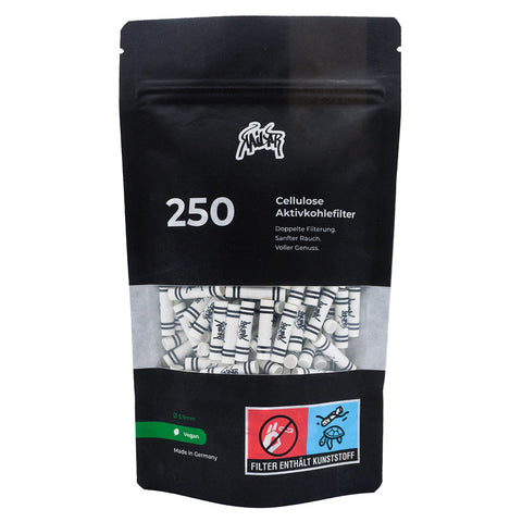 Kailar Aktivkohlefilter Cellulose Slim 5,9mm Weiß-250