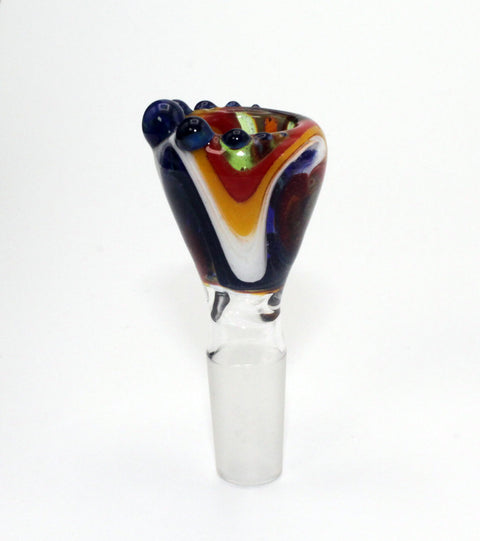 Monkey Glass Wild Thing Glaskopf 14,5 mm Schliff Color Sektion-Seite