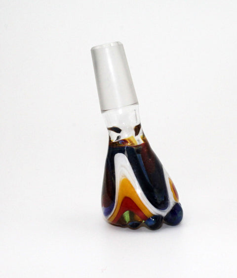 Monkey Glass Wild Thing Glaskopf 14,5 mm Schliff Color Sektion-Umgedreht