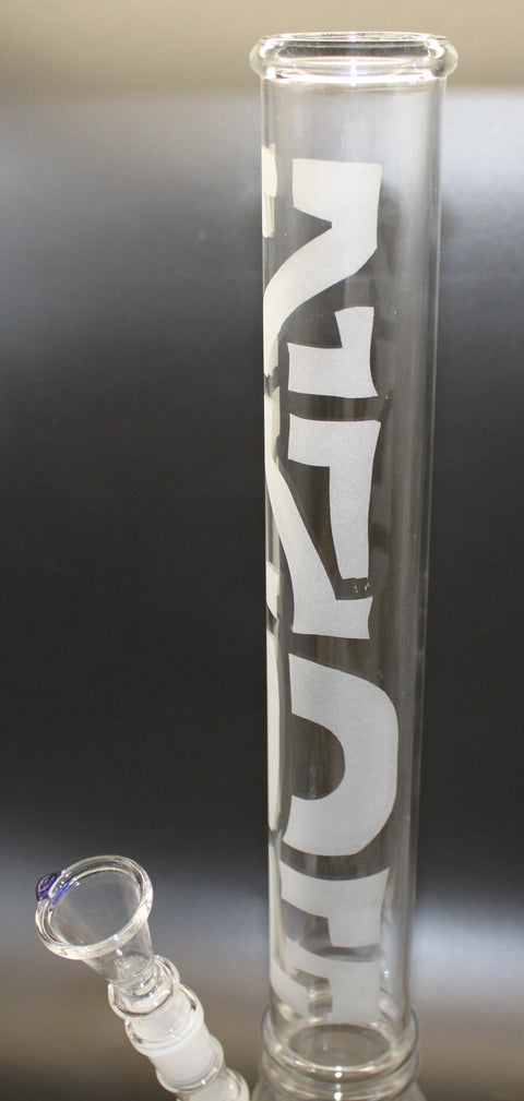 Glasbong Big Belly ZNDG XL mit Schliff NS19-Logo-Seite
