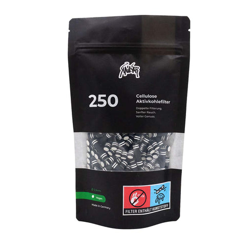 Kailar Aktivkohlefilter 5,9mm Cellulose Slim Schwarz verschiedene Mengen-250