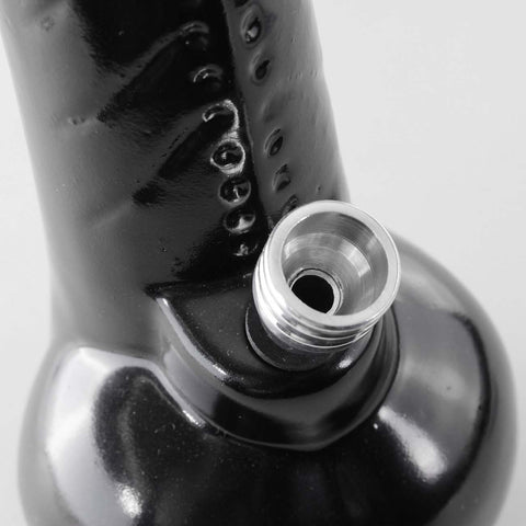Penis Bong aus Keramik Schwarz-Kopf