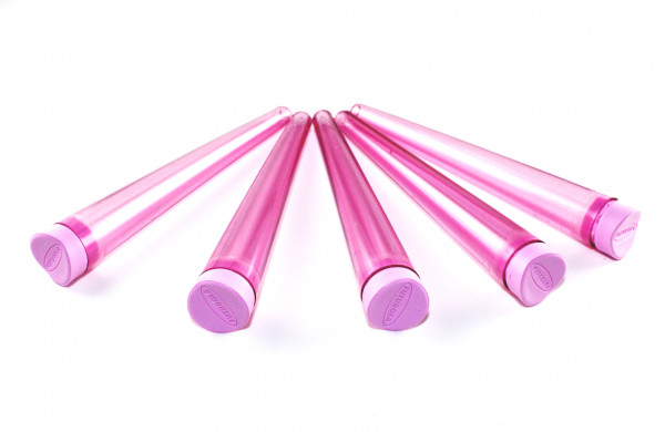 Futurola Cone Tubes Pink im 5er Pack Transparent