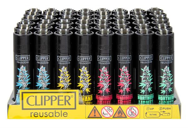 Clipper Feuerzeug Plantz #7 Black Cap verschiedene Sorten