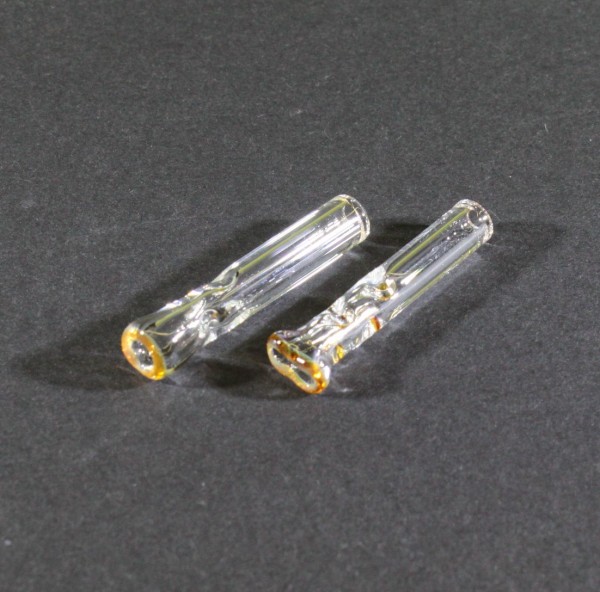 Glas Filter Tips Gold Line 2er Set 7mm