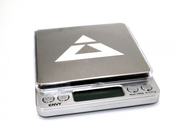 ONBALANCE Digital Waage ENVY 500 gramm Silber 0,01g Teilung