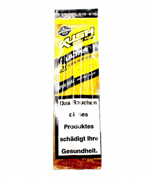 Kush Herbal Wraps Yellow Lemonade 2er Packung