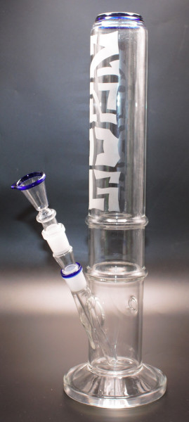 Glasbong 1000er ZNDG Logo Sandgestrahlt