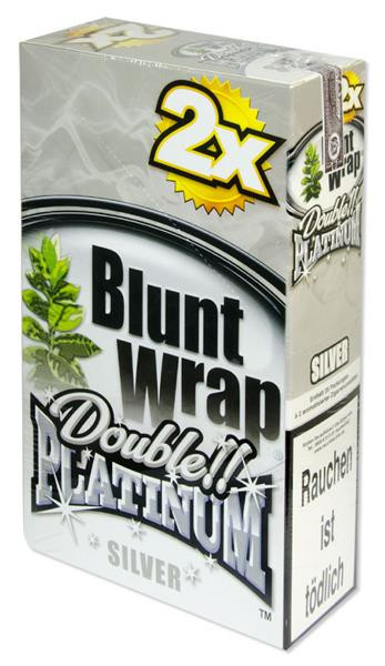 Blunt Wraps Double Platinum Silver 2er Pack