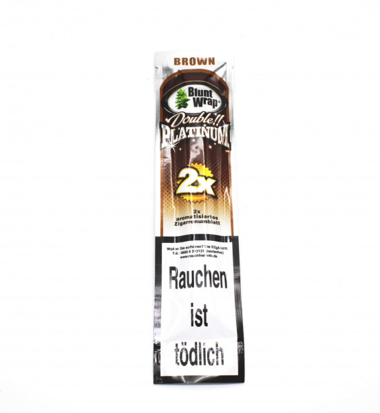 Blunt Wrap Double Platinum Brown 2er Packung