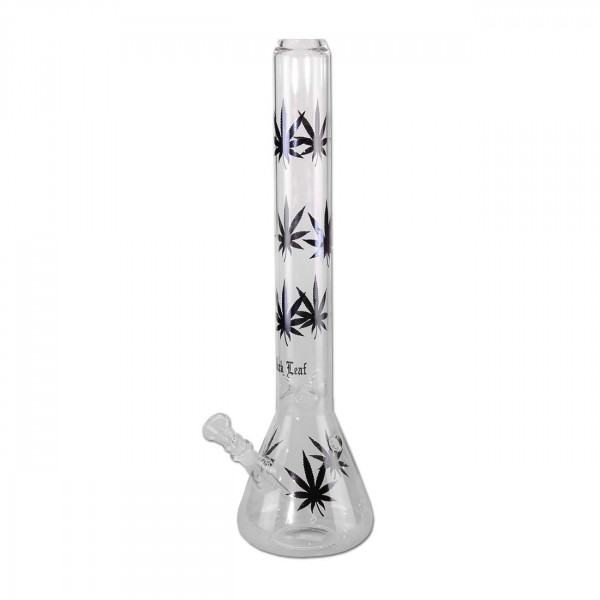 Black Leaf Eisbong Old School Beaker 45 cm Schwarz