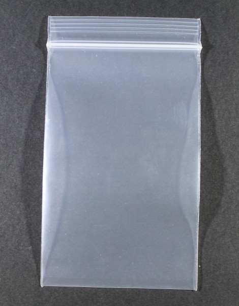 Druckverschlussbeutel 100x160mm Klar 1 Stück 90µ