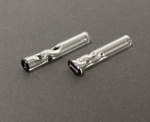 Smokerama Glas Filter Tips Black Line 2er Set 6mm