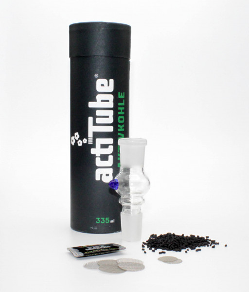 Smokerama Aktivkohle Filter Set 18,8 mm Glas Carbon