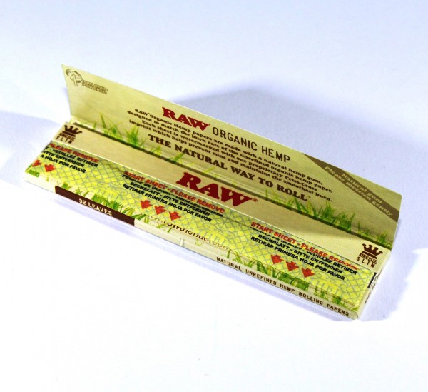 RAW Blättchen Organic Hemp KS Slim 1 Heftchen