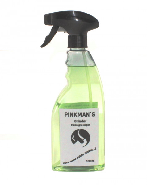 Pinkmans Grinder Flüssigreiniger 500 ml Sprühflasche