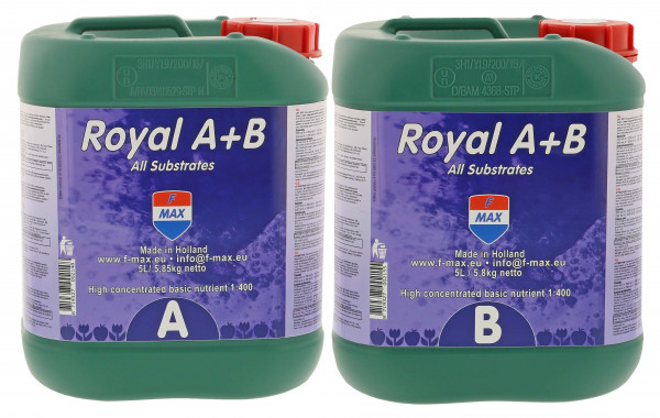 F-Max Basis-Dünger Royal A+B je 5 Liter Kanister