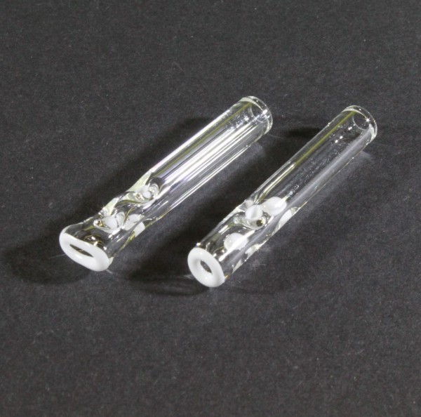 Glasfilter Tips 7mm White Lines 2er Set