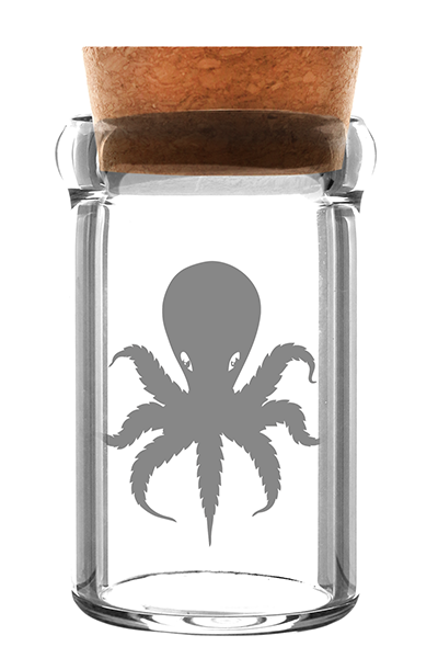 Weedjar Glasbehälter Octopus