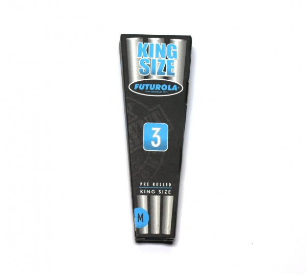 Futurola vorgedrehte Blättchen King Size 3er Pack