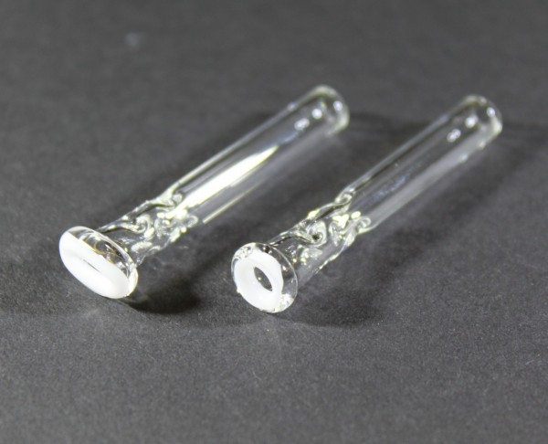 Smokerama Glas Filtertips 2er Set White Lines 6mm