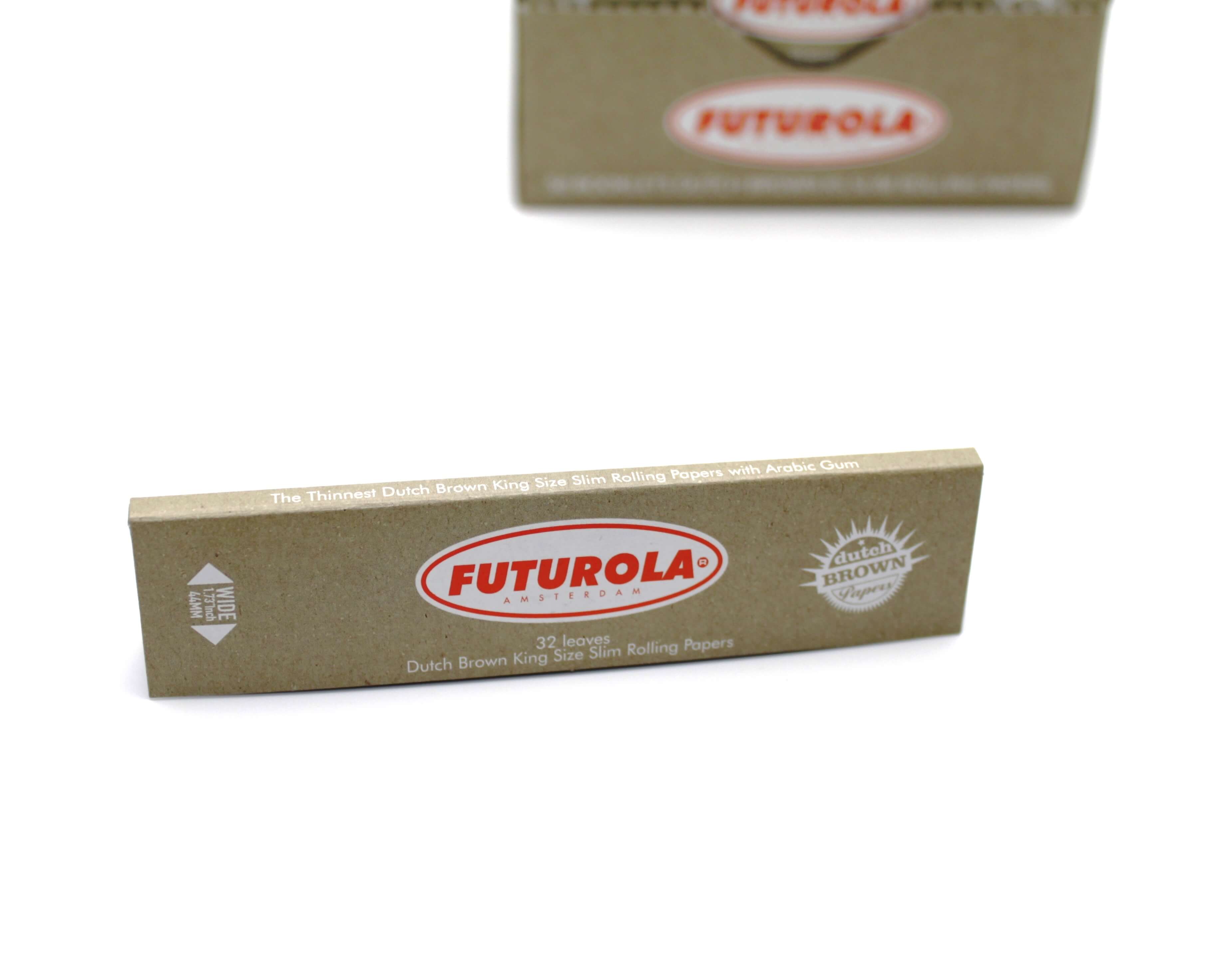 BOX Futurola Futurola Blau King Size Papier Zigarettenpapier Blättchen Papers 