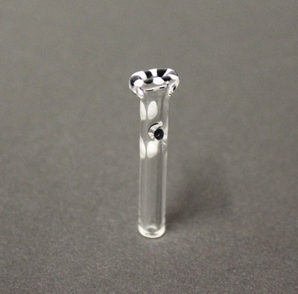 Smokerama Glasfilter Tip Zebra 6mm Flach