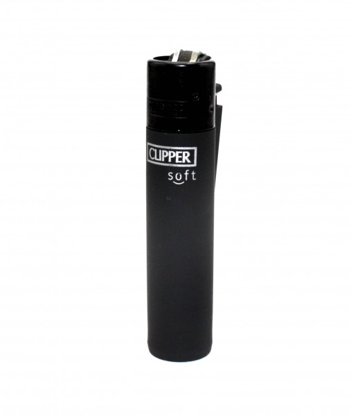 Clipper Feuerzeug SOFT TOUCH Black Cap