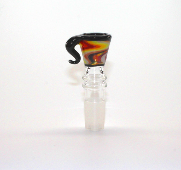 Monkey Glass Design Köpfchen Rainbowtali 18,8 mm Schliff handgearbeitet