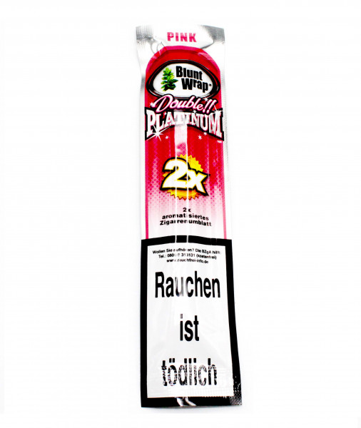 Blunt Wrap Double Platinum Pink 2er Packung