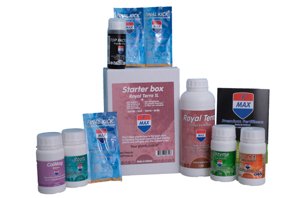 F-Max Dünger Starter Box Terra Rookie für Erdsubstrate
