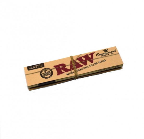 RAW Connoisseur Blättchen mit Filtertips 1 Heftchen