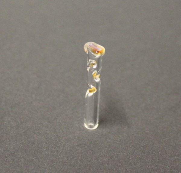Smokerama Glas Filtertip Gold Line 6mm Flach