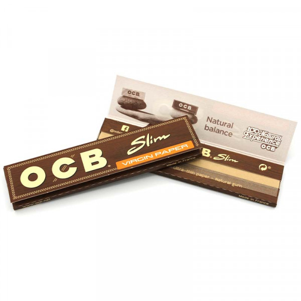 OCB Blättchen Virgin King Size Slim ungebleicht