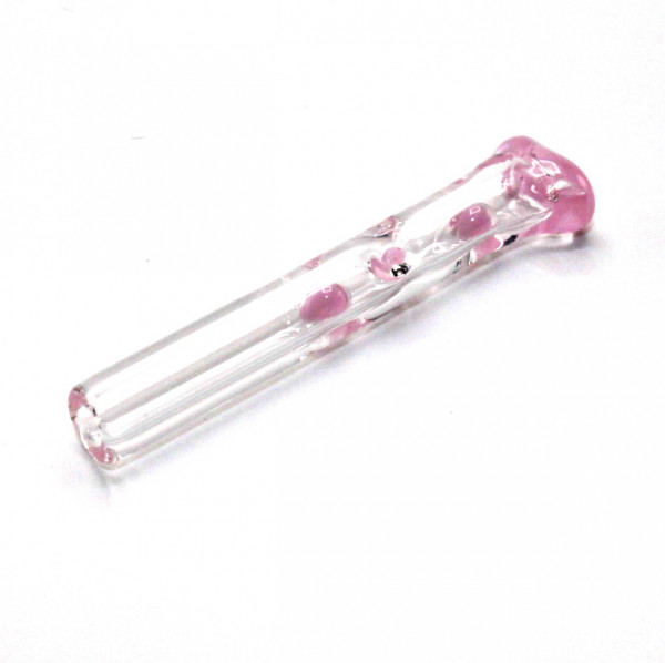 Smokerama Glas Eindrehfilter Pink Lady 7mm Flaches Mundstück