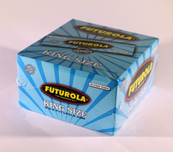 FUTUROLA Blättchen King Size Blau 50er Big Box