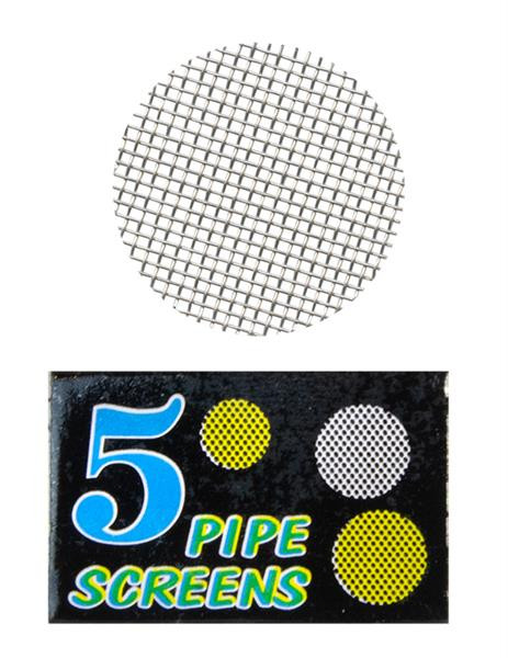 Pfeifen Edelstahlsiebe 20mm im 5er Falt-Pack
