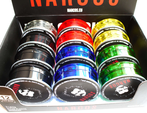 Narcos Grinder 3-Teilig aus Kunststoff 60mm