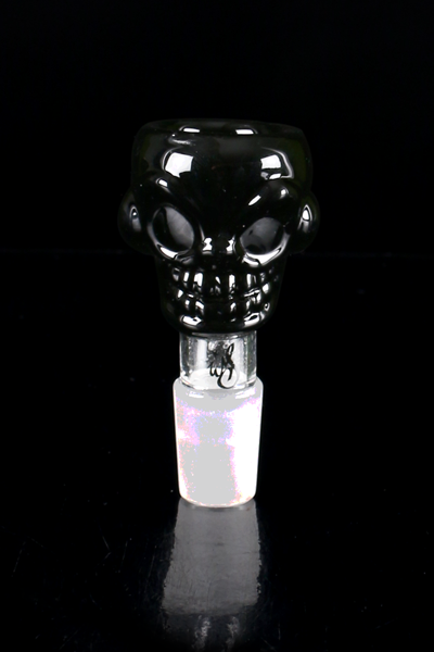 Weedstar Skull Bowl Glaskopf Schwarz 18/8