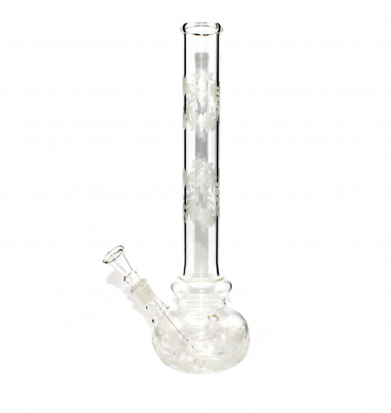 Glasbong Frosted Design 36 cm Bubble Straight