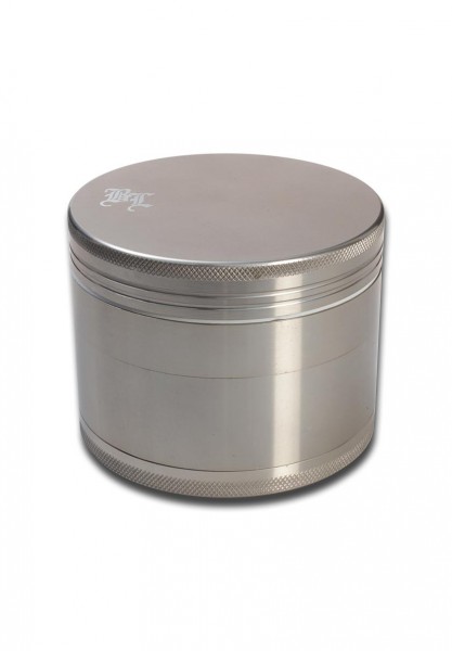 Black Leaf Grinder Mühle XL 4 teilig Grau 90mm