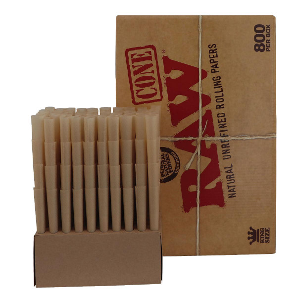 RAW Classic Pre-Rolled Cones King Size 800er Pack