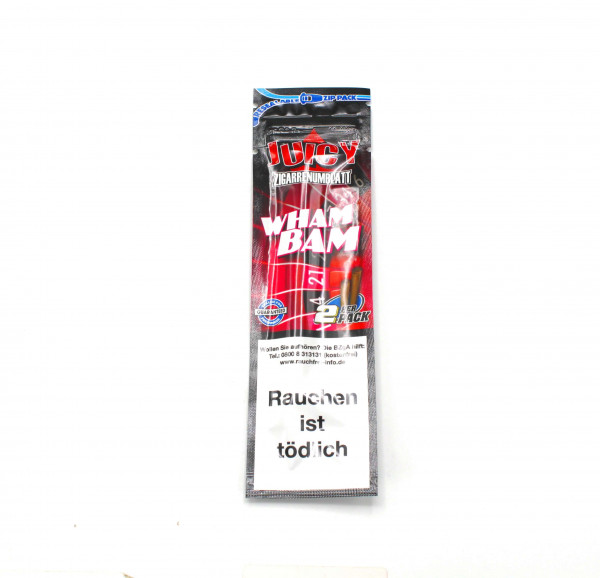 Juicy Jays Blunts WHAM BAM Zigarrenumblatt 2er Pack