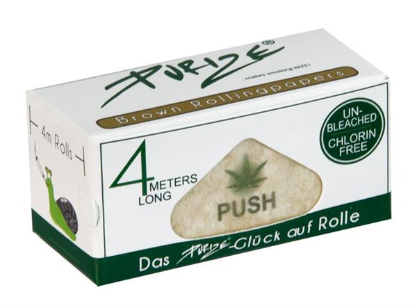 Purize Paper Rolls Braunes Zigarettenpapier 44mm Breit