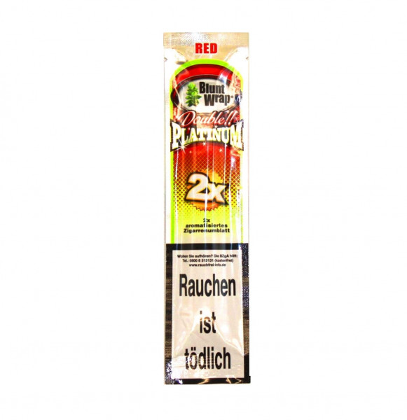 Blunt Wrap Double Platinum Red 2er Packung