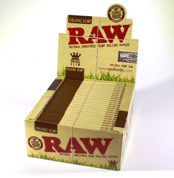 RAW Blättchen Organic Hemp KS Slim 50er Big Box